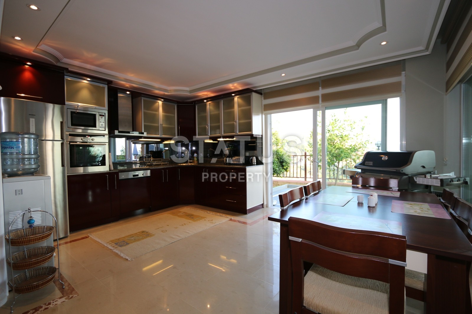 Потрясающая вилла с видом на Средиземное море и всю Алании. 230 кв.м. фото 24