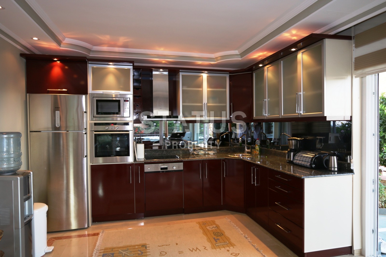 Потрясающая вилла с видом на Средиземное море и всю Алании. 230 кв.м. фото 25