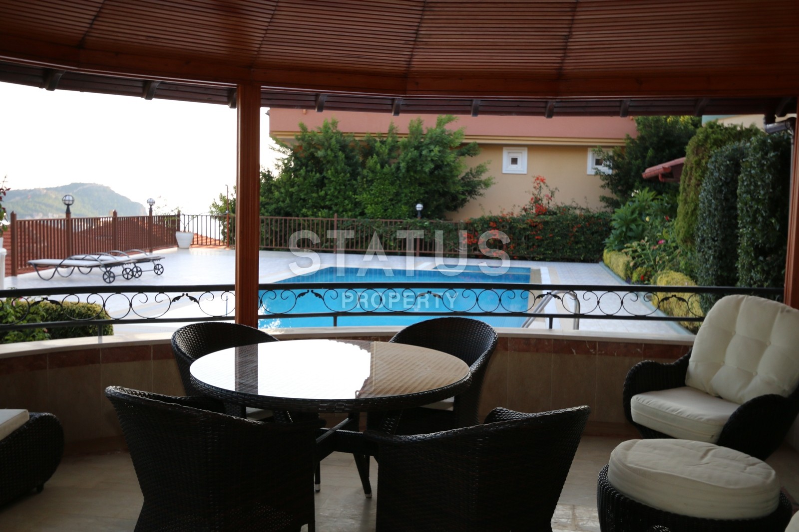 Потрясающая вилла с видом на Средиземное море и всю Алании. 230 кв.м. фото 26