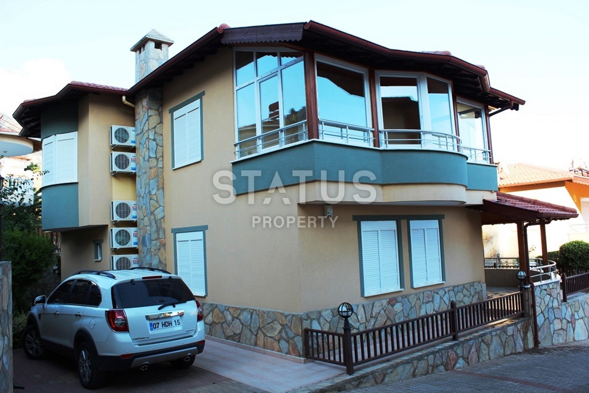 Двухэтажный дом в центре Алании с видом на море, 230 кв.м. фото 3