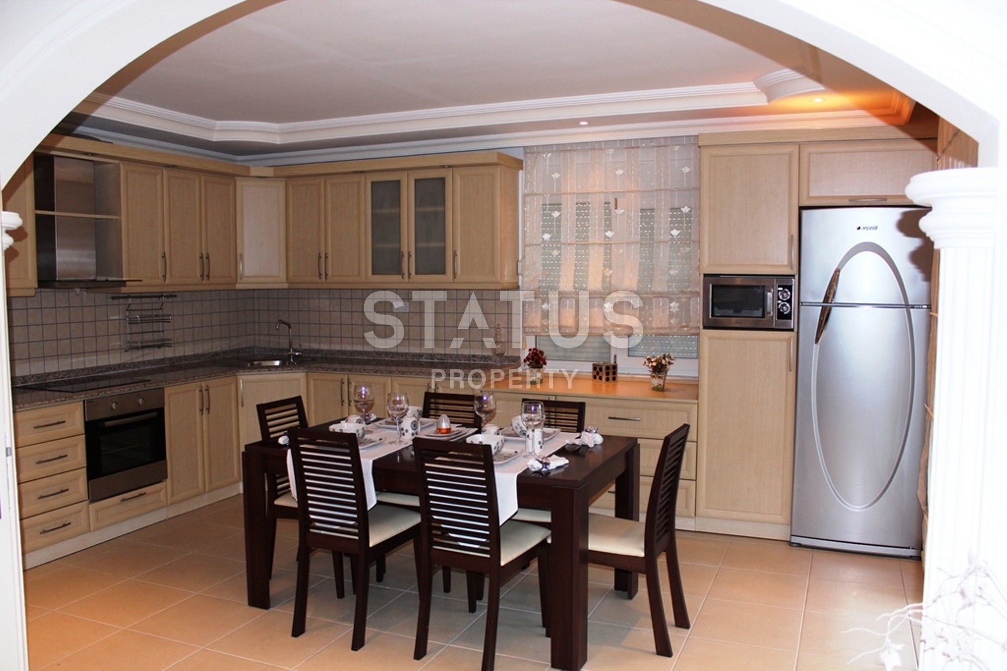 Двухэтажный дом в центре Алании с видом на море, 230 кв.м. фото 4