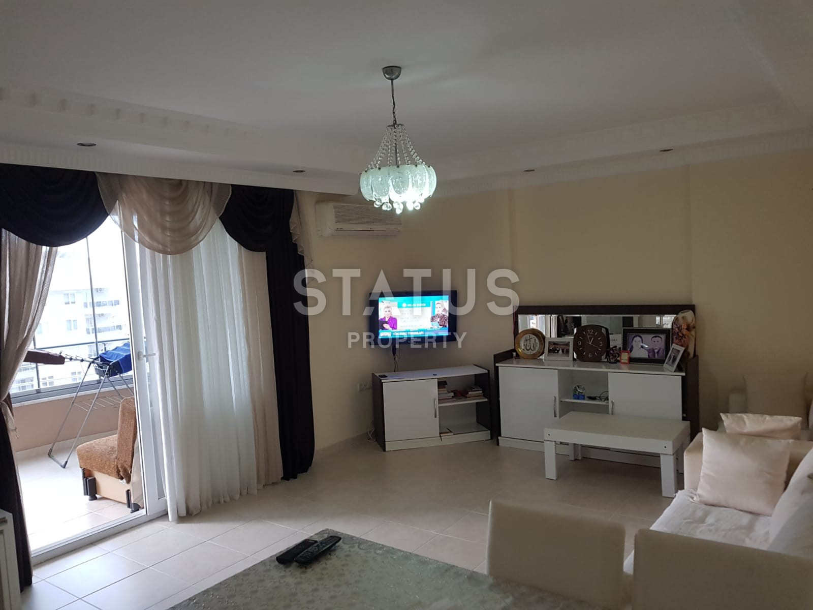 Трехкомнатная квартира в добротном комплексе в Махмутларе с видом на море, 120 м2 фото 3