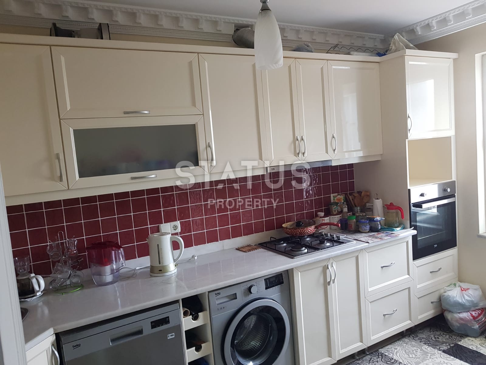 Трехкомнатная квартира в добротном комплексе в Махмутларе с видом на море, 120 м2 фото 14