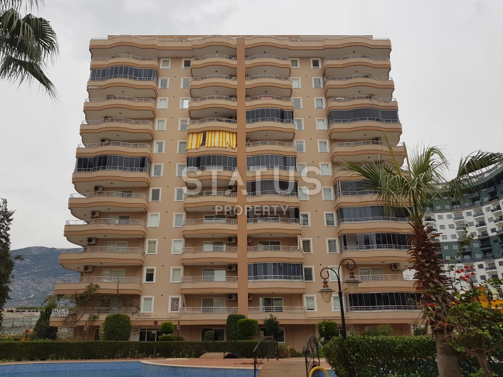 Трехкомнатная квартира в добротном комплексе в Махмутларе с видом на море, 120 м2 фото 20