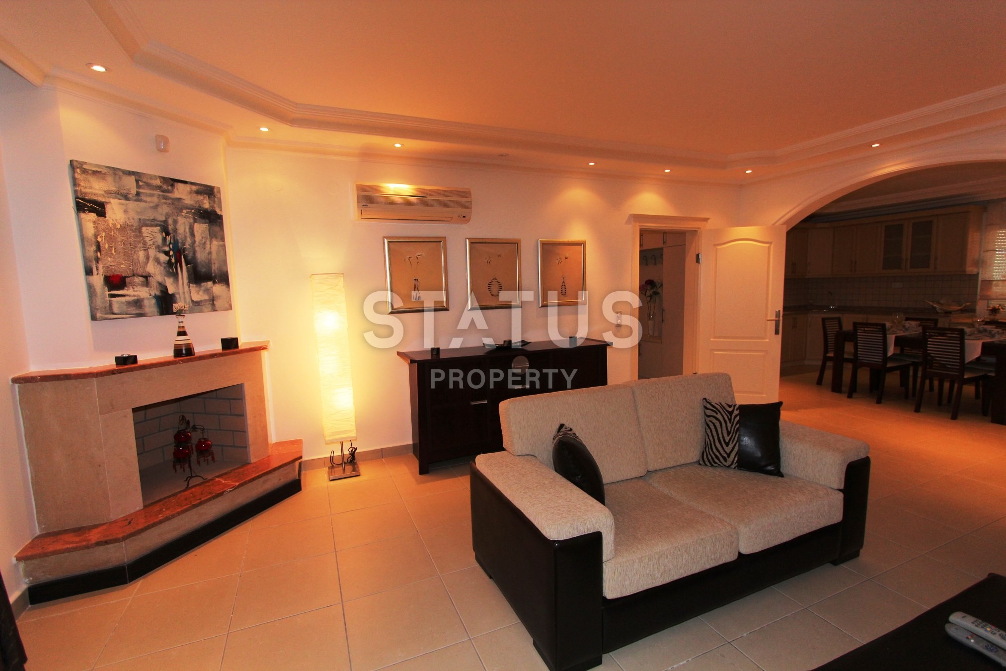 Двухэтажный дом в центре Алании с видом на море, 230 кв.м. фото 24