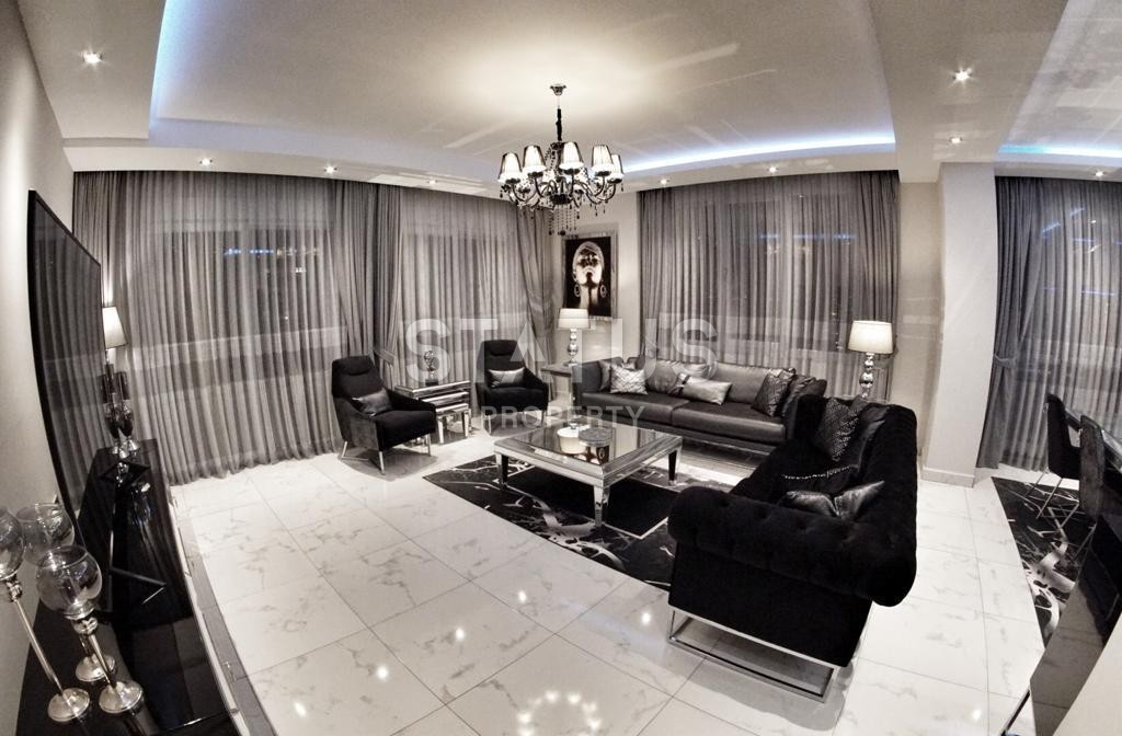 Двух уровневый пентхаус 5+1 с панорамным видом на море и горы, 320 м2. Махмутлар, Алания. фото 7