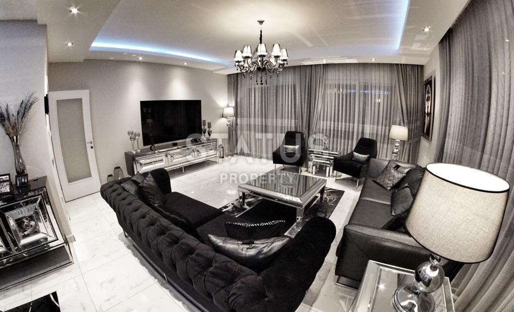 Двух уровневый пентхаус 5+1 с панорамным видом на море и горы, 320 м2. Махмутлар, Алания. фото 12