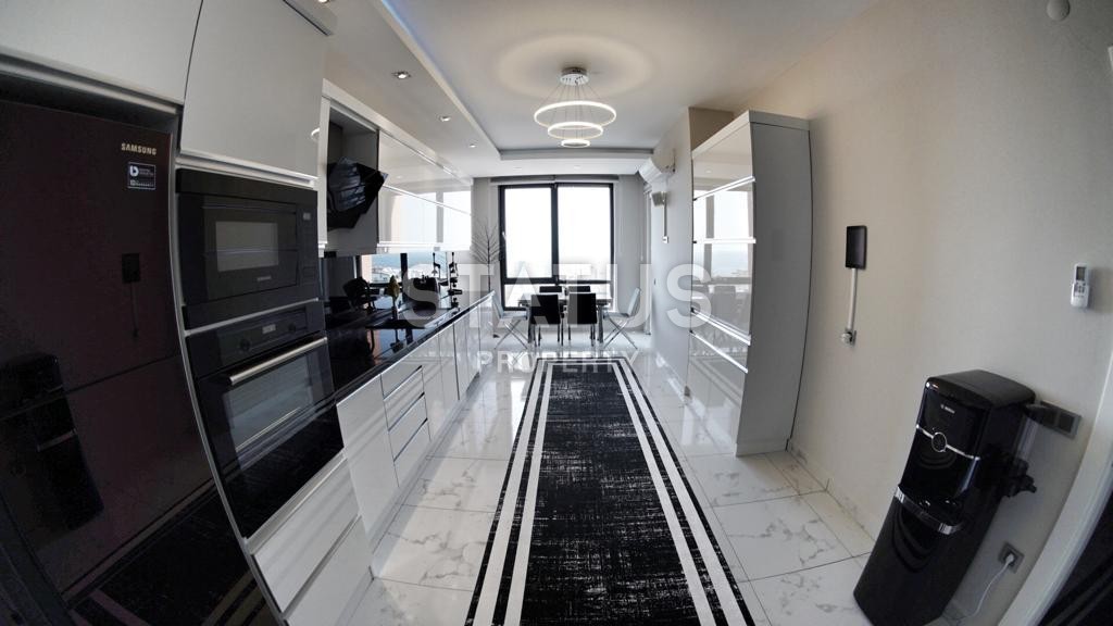 Двух уровневый пентхаус 5+1 с панорамным видом на море и горы, 320 м2. Махмутлар, Алания. фото 19