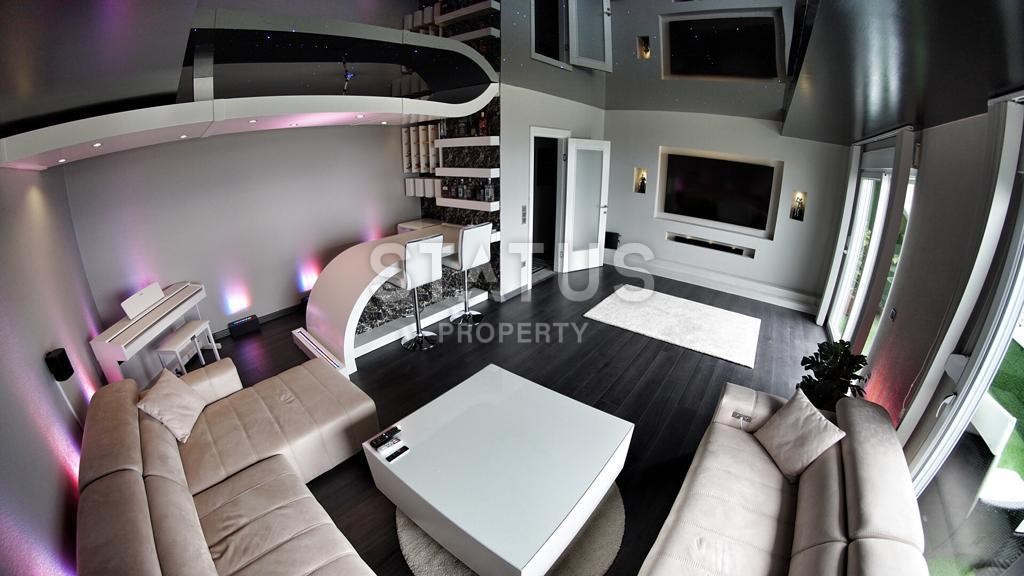 Двух уровневый пентхаус 5+1 с панорамным видом на море и горы, 320 м2. Махмутлар, Алания. фото 44