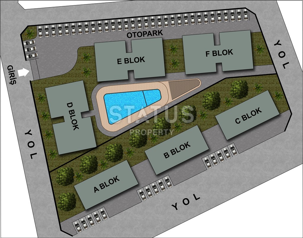 Apartment 1+1 in a luxury complex, 55 m2. Both, Alanya. фото 16