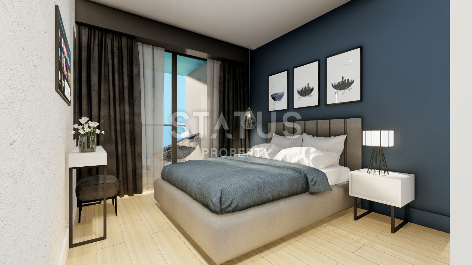 Трехкомнатная квартира в Махмутларе в новом комплексе, 110 м2 фото 11