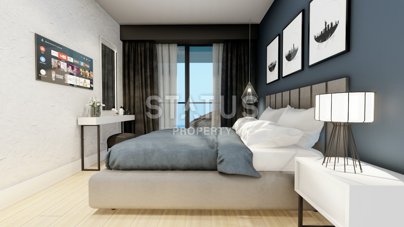 Трехкомнатная квартира в Махмутларе в новом комплексе, 110 м2 фото 13