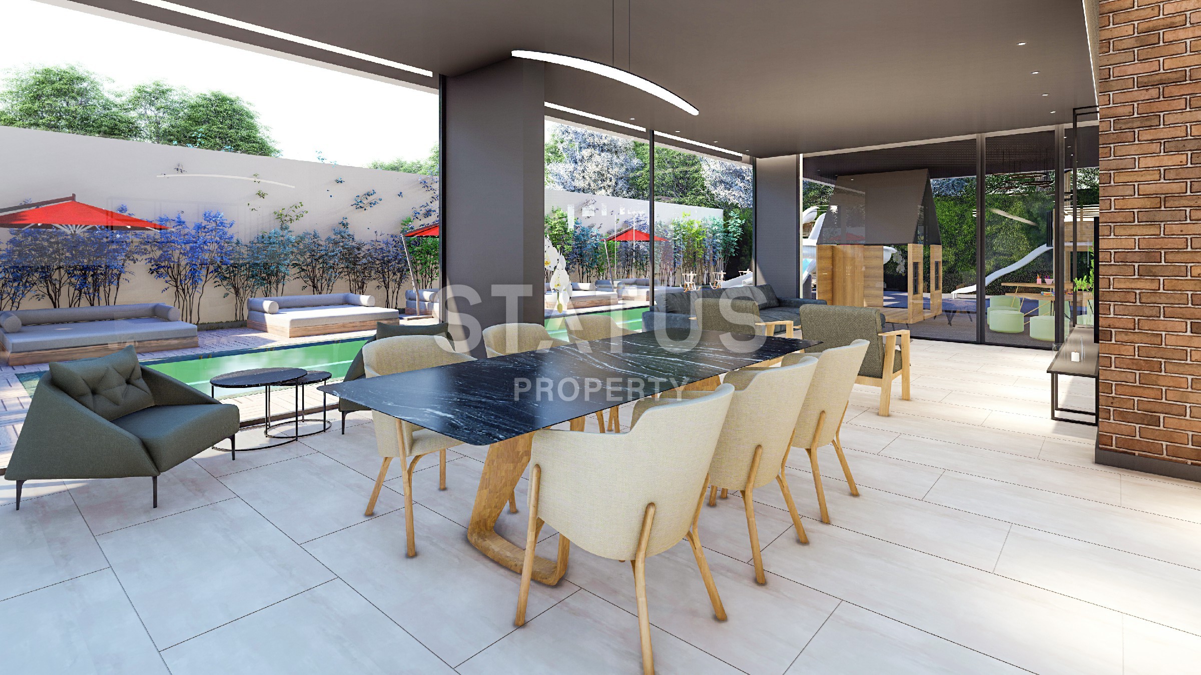 Трехкомнатная квартира в Махмутларе в новом комплексе, 110 м2 фото 34