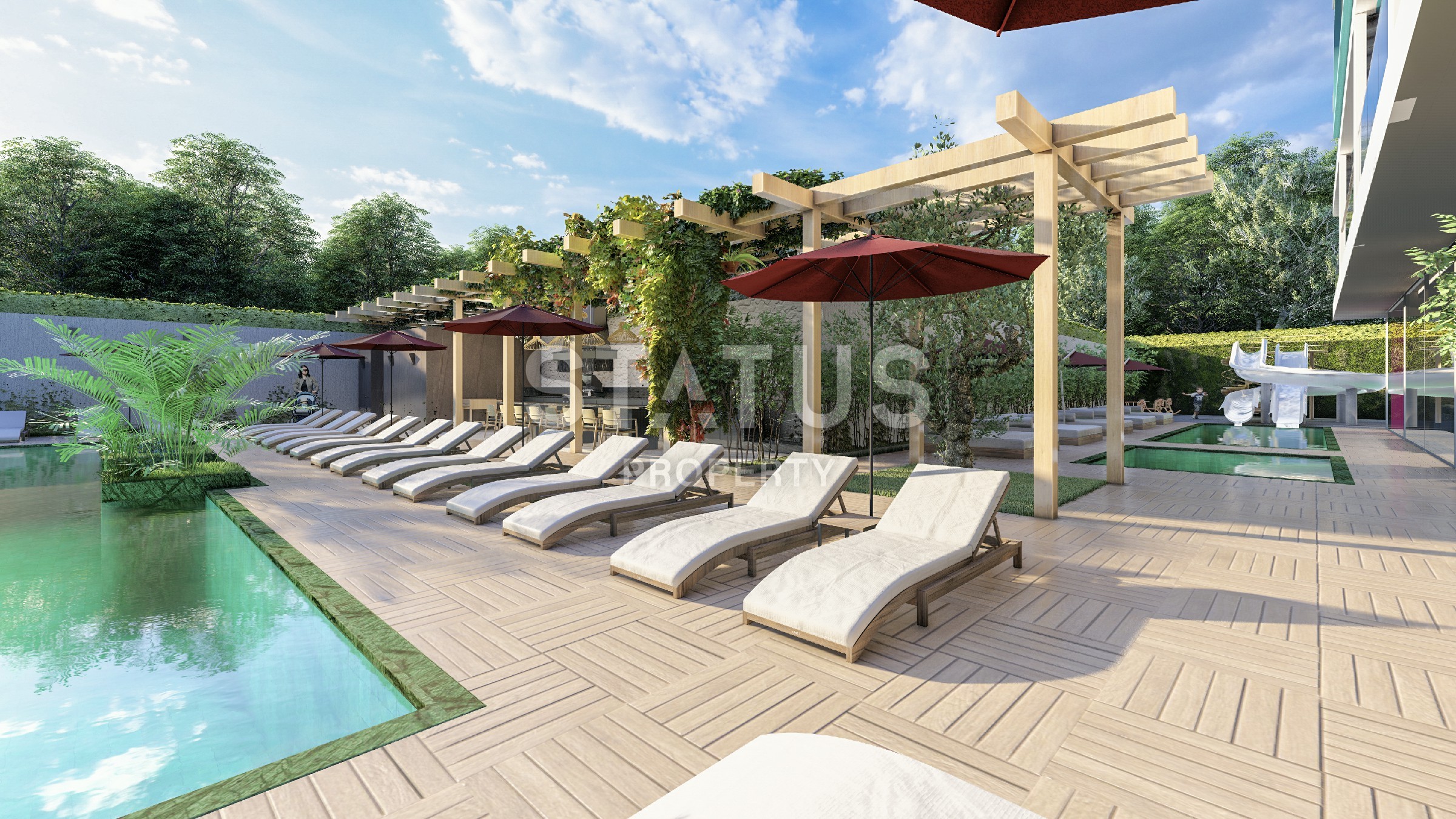 Трехкомнатная квартира в Махмутларе в новом комплексе, 110 м2 фото 38