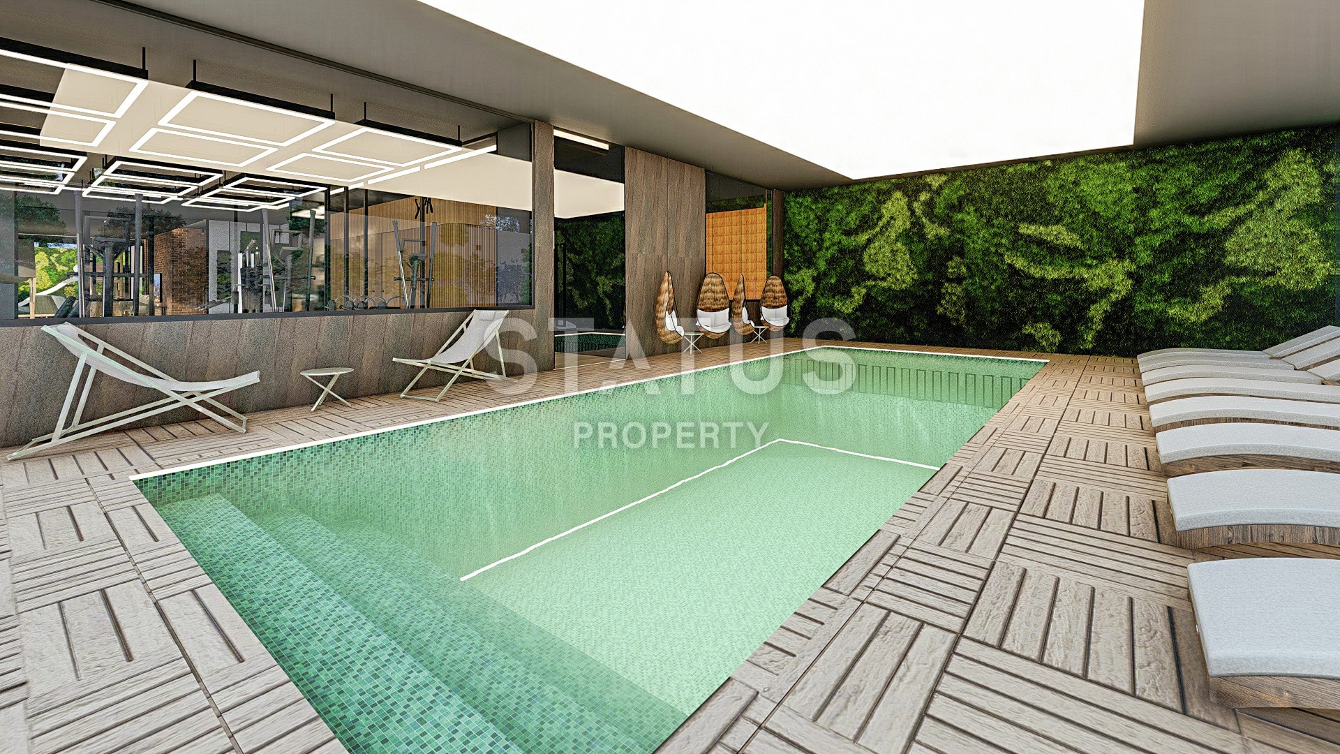 Трехкомнатная квартира в Махмутларе в новом комплексе, 110 м2 фото 49