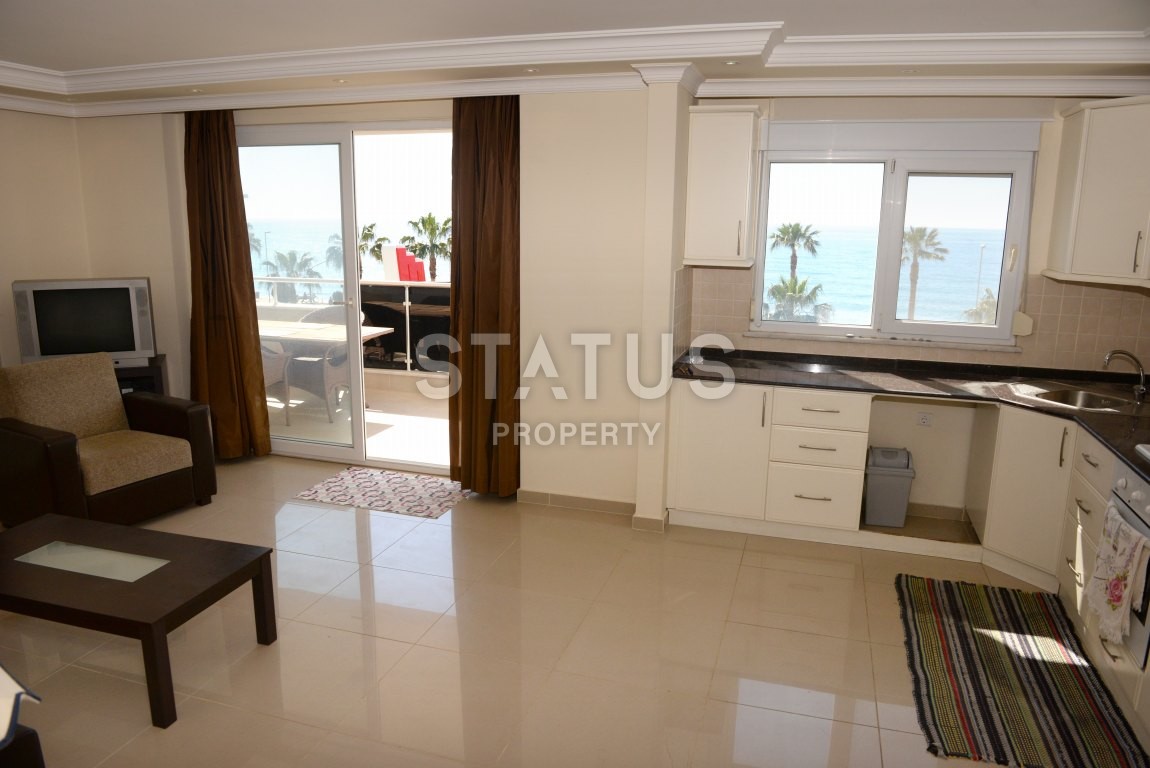 Прямой вид на море! Первая линия! Трехкомнатная квартира с мебелью в районе Махмутлар фото 7