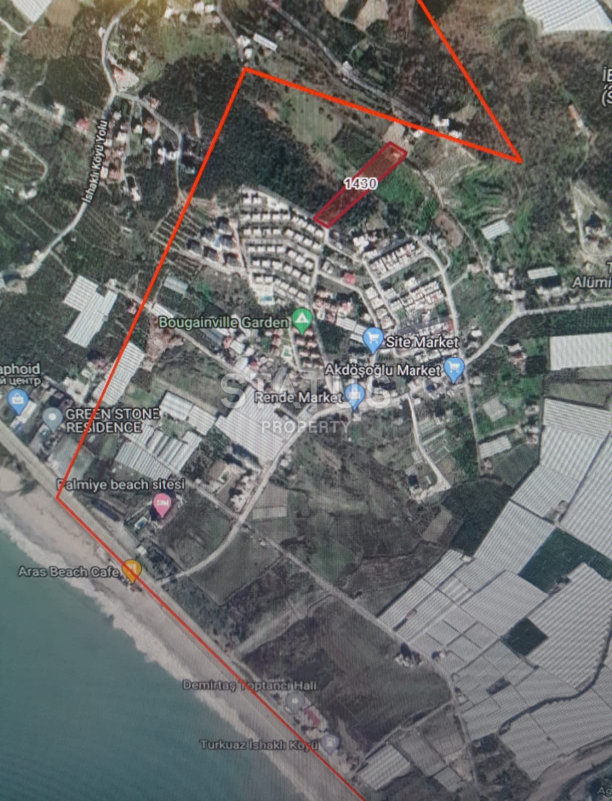 Участок земли, с видом на Средиземное море, 6350 м2 фото 5