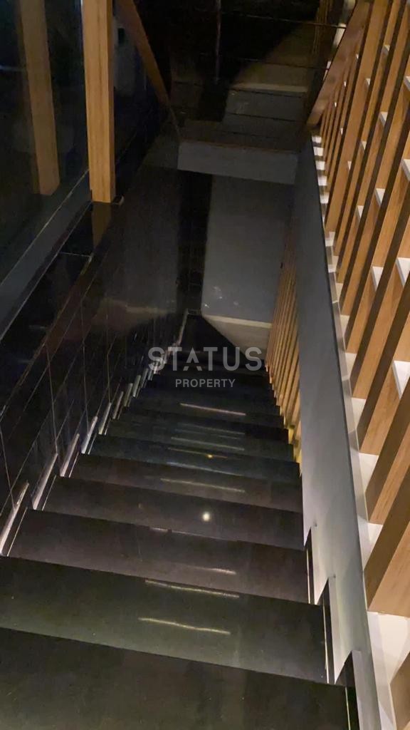 Шикарная вилла планировки 3+1, 1040м2 с собственной территорией, завораживающий вид на крепость Алании, районе Тепе фото 5