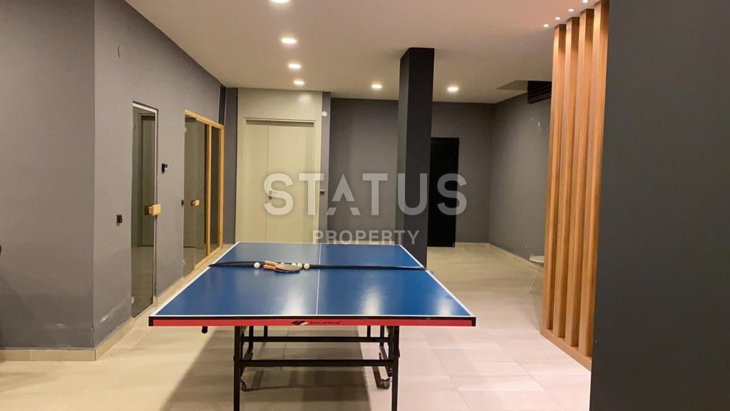 Шикарная вилла планировки 3+1, 1040м2 с собственной территорией, завораживающий вид на крепость Алании, районе Тепе фото 11