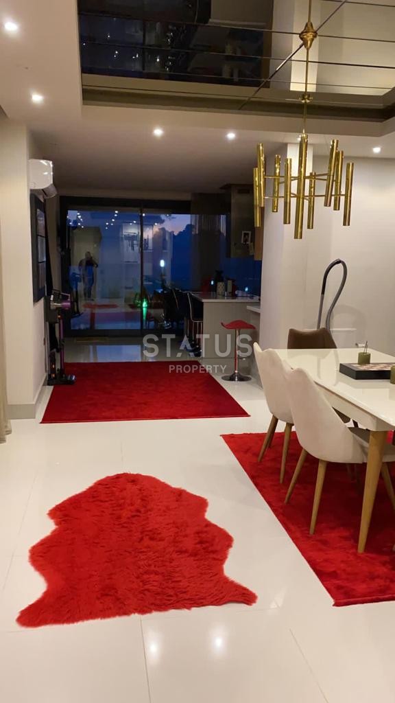 Шикарная вилла планировки 3+1, 1040м2 с собственной территорией, завораживающий вид на крепость Алании, районе Тепе фото 15