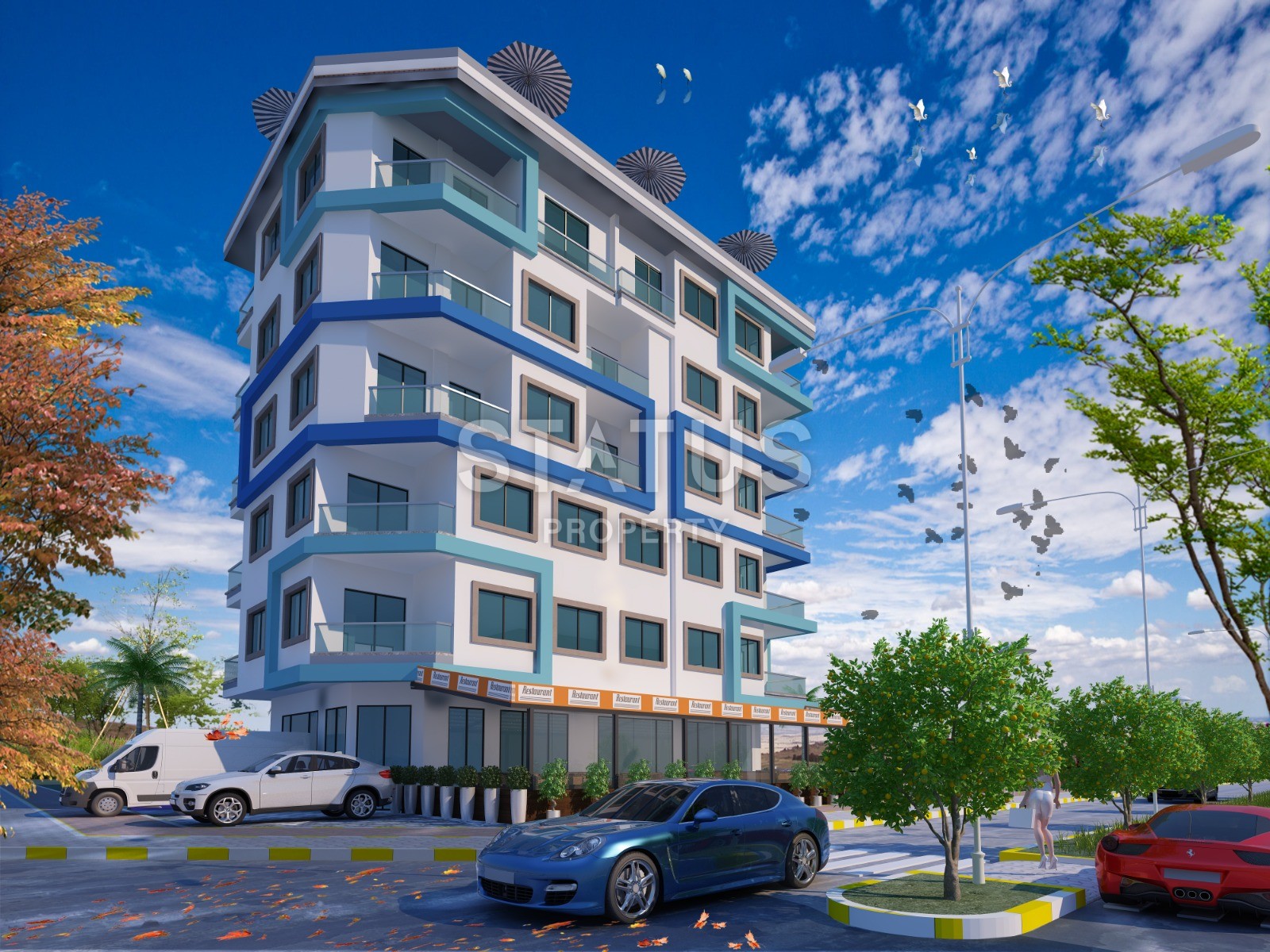 Апартаменты 1+1 в новом комплексе в центре Махмутлара, 45 м2. фото 18