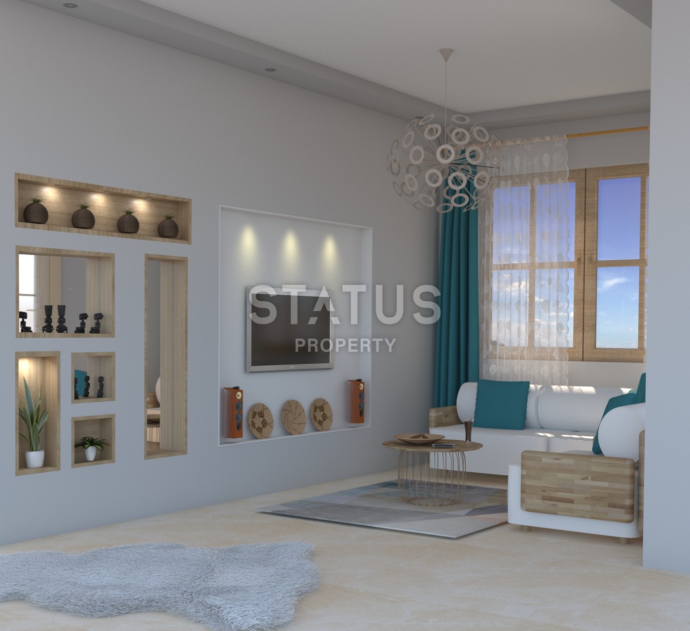 Апартаменты 1+1 в новом комплексе в центре Махмутлара, 45 м2. фото 22