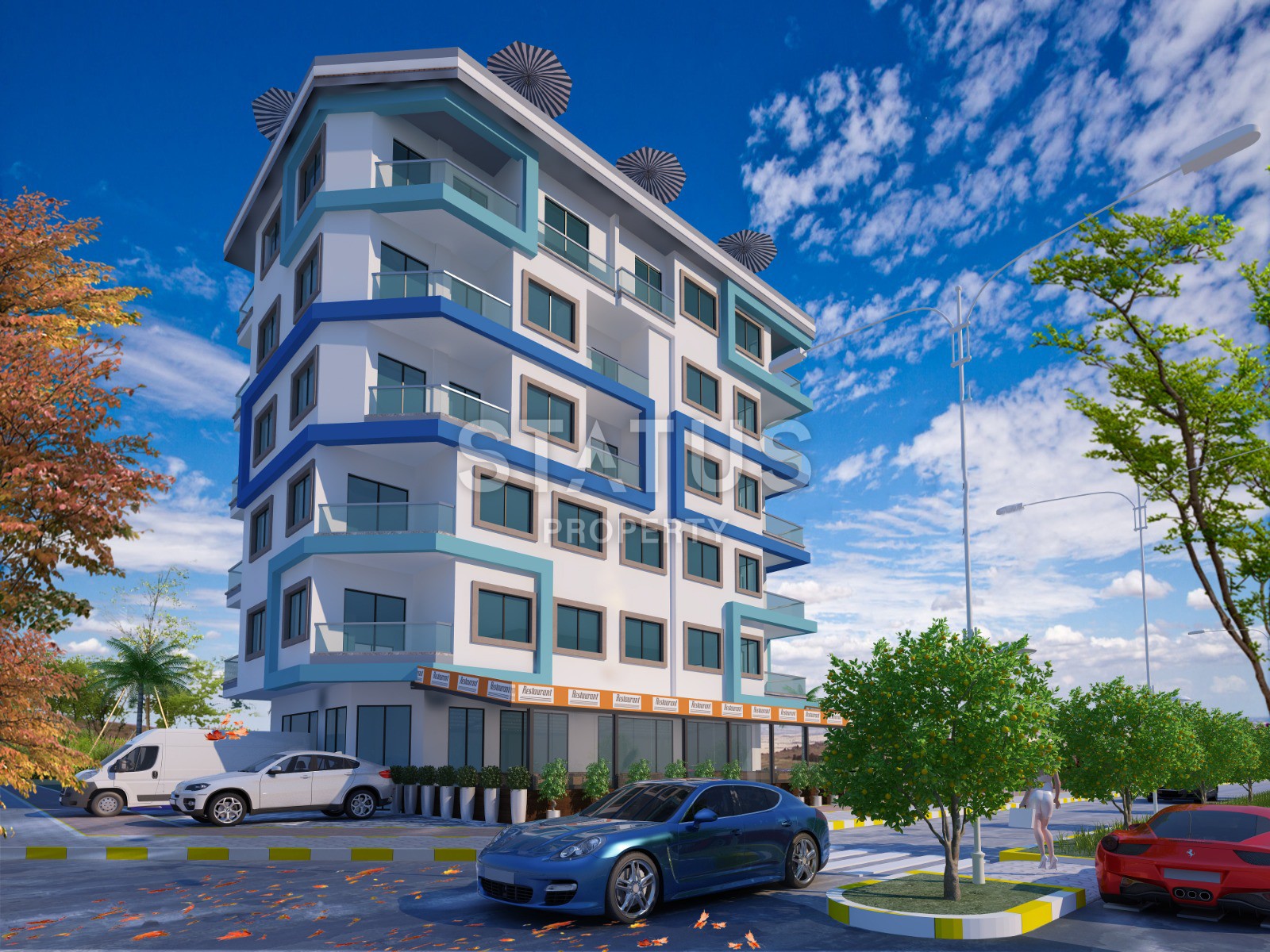 Апартаменты 1+1 в новом комплексе в центре Махмутлара, 45 м2. фото 24