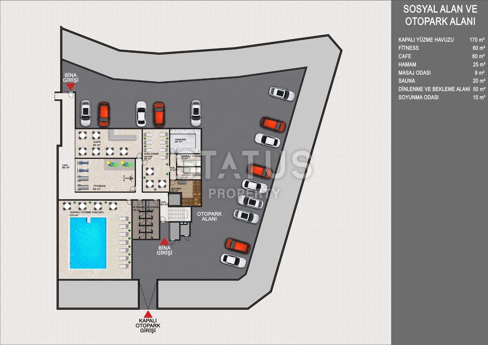 Отличный проект в Каргыджаке с различными планировками, 53 -205 м2 фото 11
