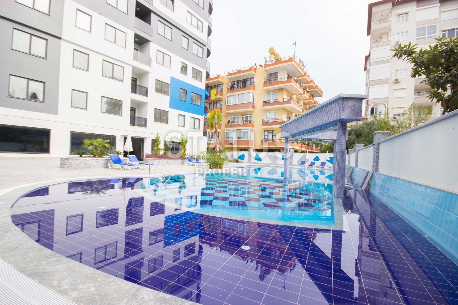 Квартира 2+1 в новом комплексе в районе пляжа Клеопатра, 90 м2 фото 1