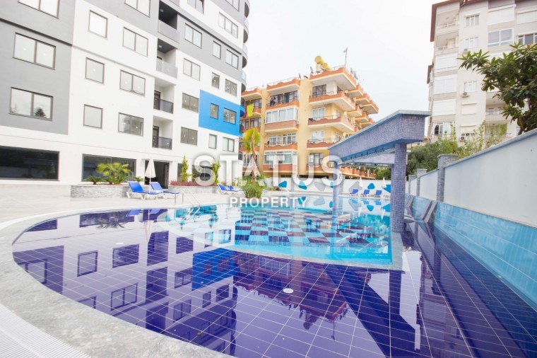 Квартира 2+1 в новом комплексе в районе пляжа Клеопатра, 90 м2 фото 1