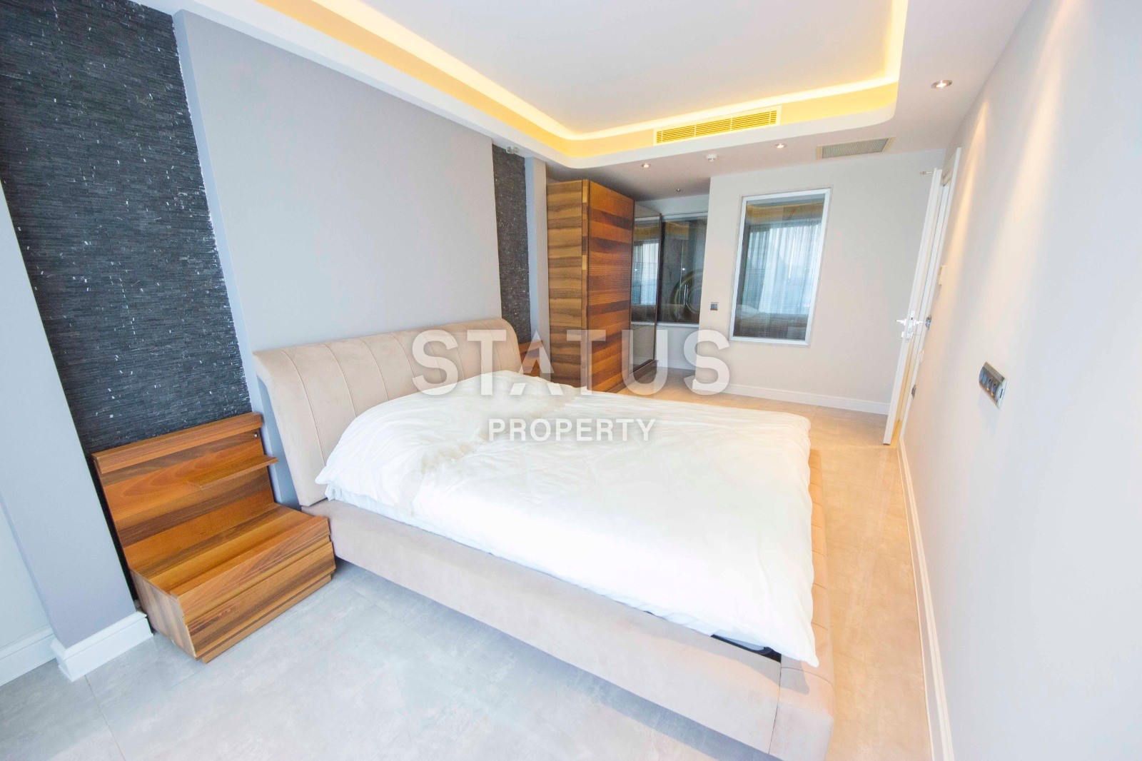 Просторная квартира планировки 2+1, 156 м 2 в комплексе класса люкс отельного типа с собственным пляжем, район Конаклы, Аланья фото 4