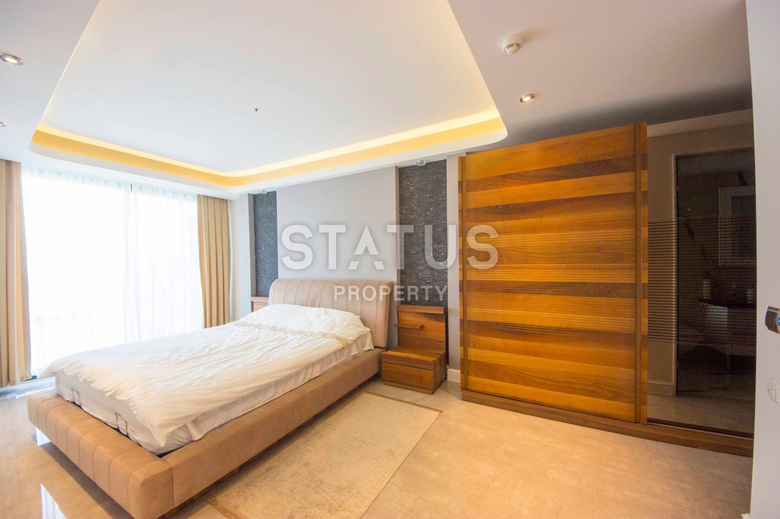 Просторная квартира планировки 2+1, 156 м 2 в комплексе класса люкс отельного типа с собственным пляжем, район Конаклы, Аланья фото 16