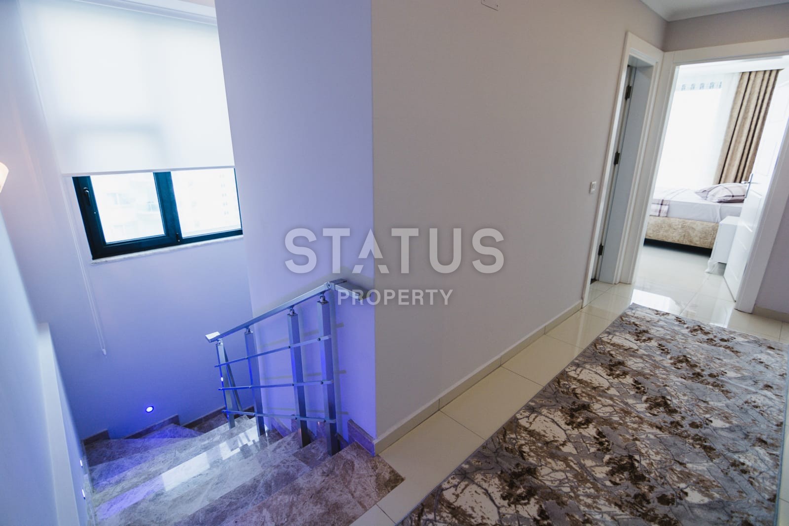 Двух уровневый пентхаус 2+1 с видом на море и горы, 150 м2. Алания, Махмутлар. фото 3