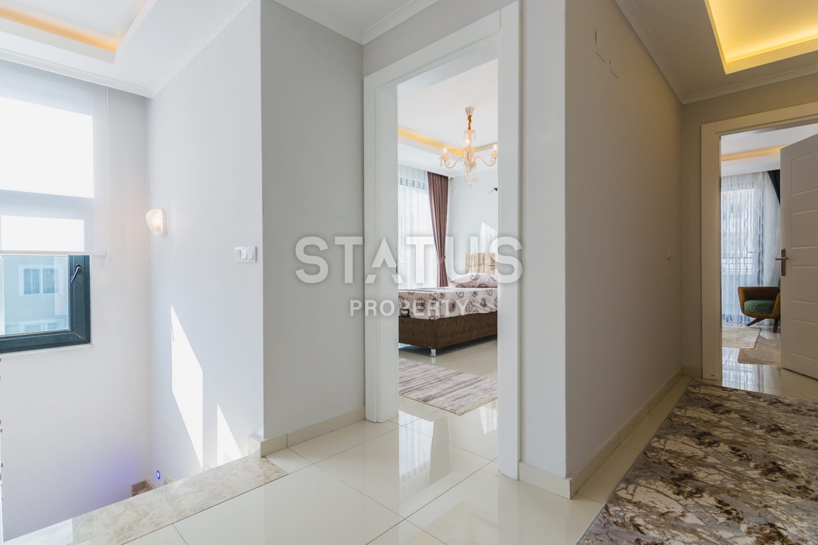 Двух уровневый пентхаус 2+1 с видом на море и горы, 150 м2. Алания, Махмутлар. фото 6