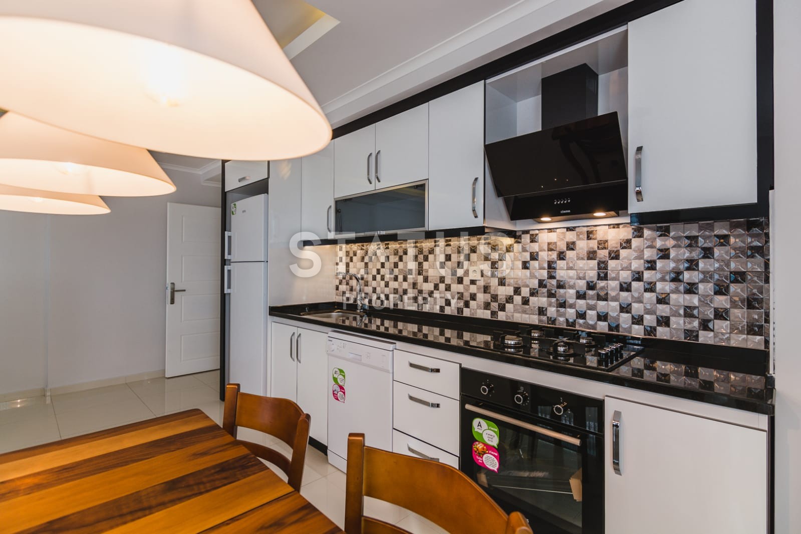 Двух уровневый пентхаус 2+1 с видом на море и горы, 150 м2. Алания, Махмутлар. фото 13