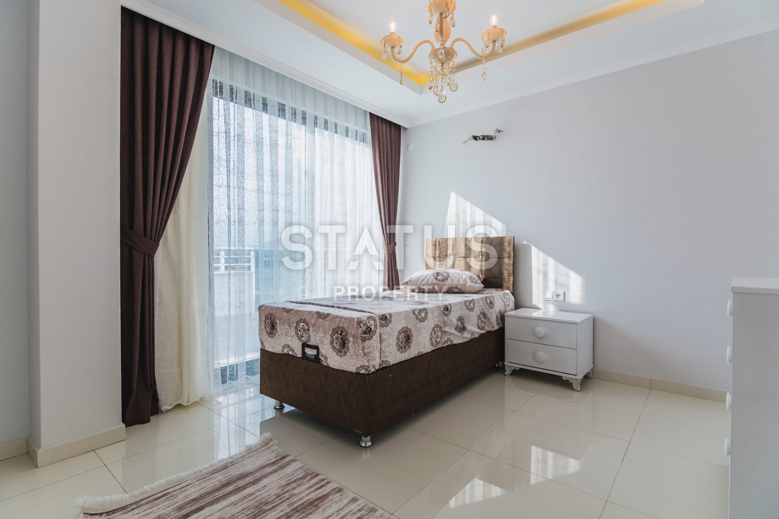 Двух уровневый пентхаус 2+1 с видом на море и горы, 150 м2. Алания, Махмутлар. фото 15