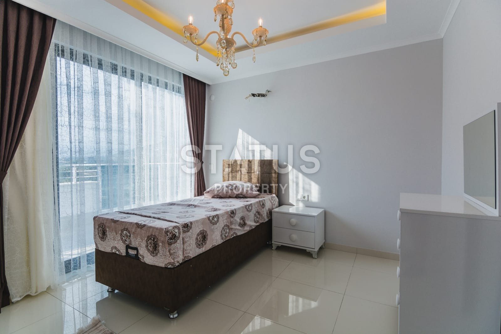 Двух уровневый пентхаус 2+1 с видом на море и горы, 150 м2. Алания, Махмутлар. фото 23