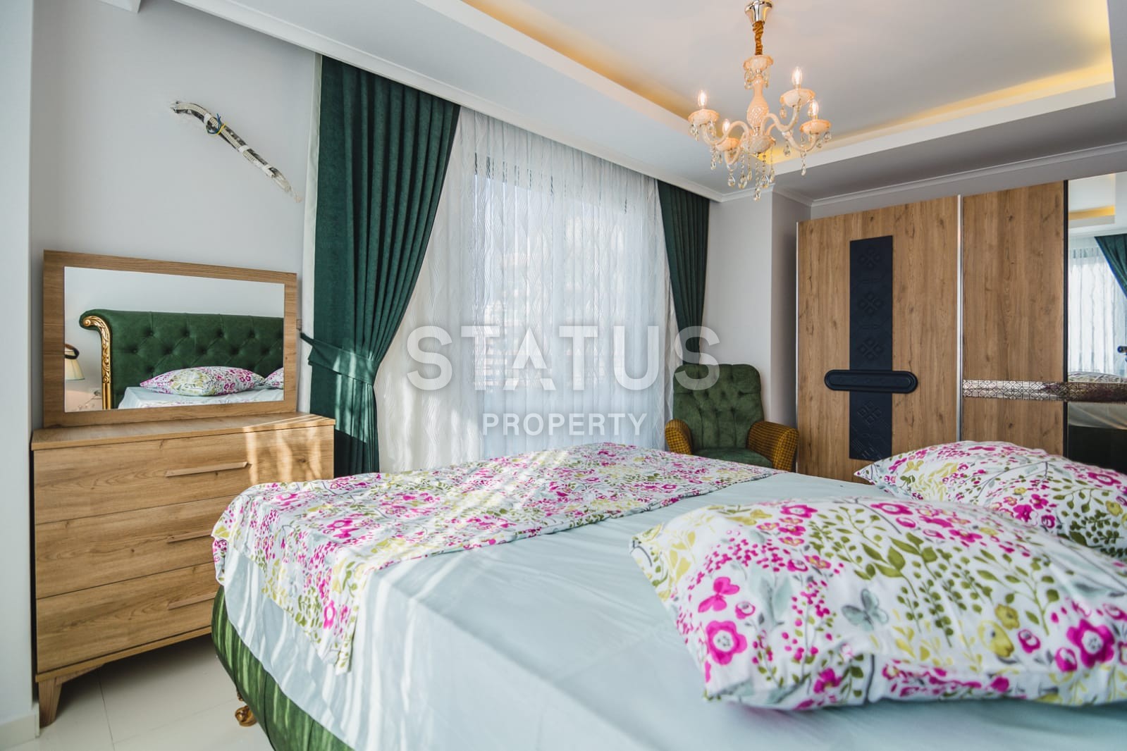 Двух уровневый пентхаус 2+1 с видом на море и горы, 150 м2. Алания, Махмутлар. фото 29