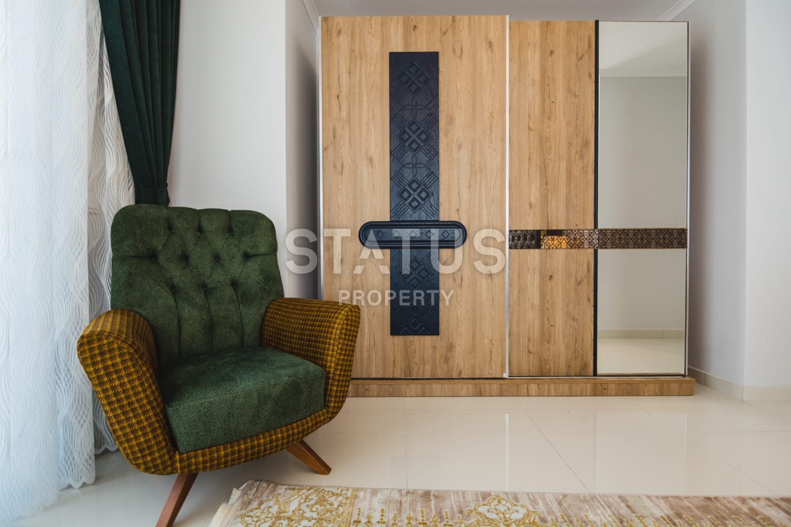 Двух уровневый пентхаус 2+1 с видом на море и горы, 150 м2. Алания, Махмутлар. фото 32