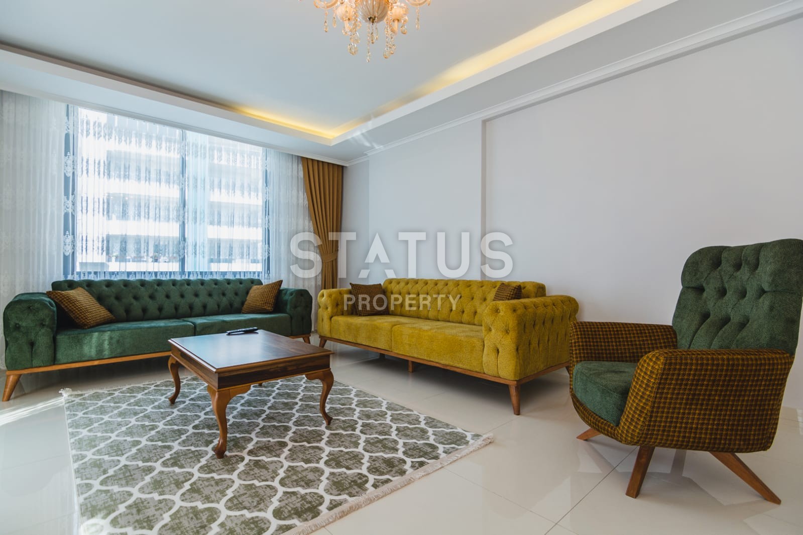 Двух уровневый пентхаус 2+1 с видом на море и горы, 150 м2. Алания, Махмутлар. фото 33