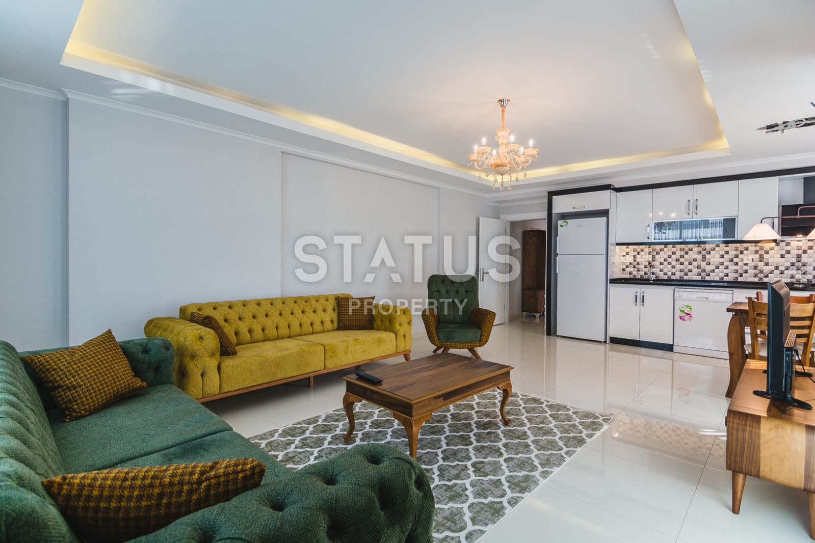 Двух уровневый пентхаус 2+1 с видом на море и горы, 150 м2. Алания, Махмутлар. фото 36