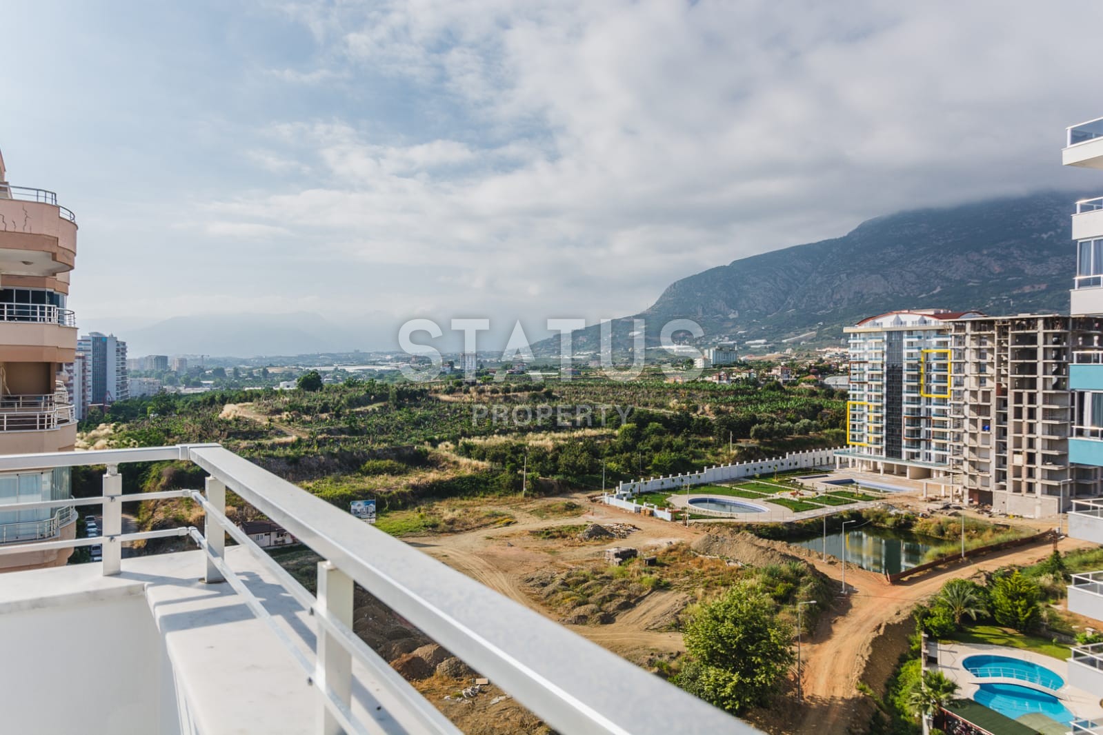 Двух уровневый пентхаус 2+1 с видом на море и горы, 150 м2. Алания, Махмутлар. фото 44