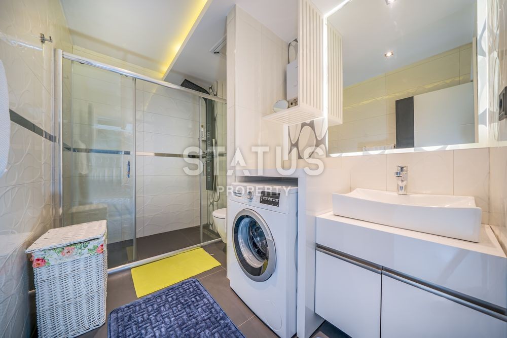 Апартаменты 2+1 с панорамным видом в элитном комплексе, 110 м2. Каргыджак, Алания. фото 10