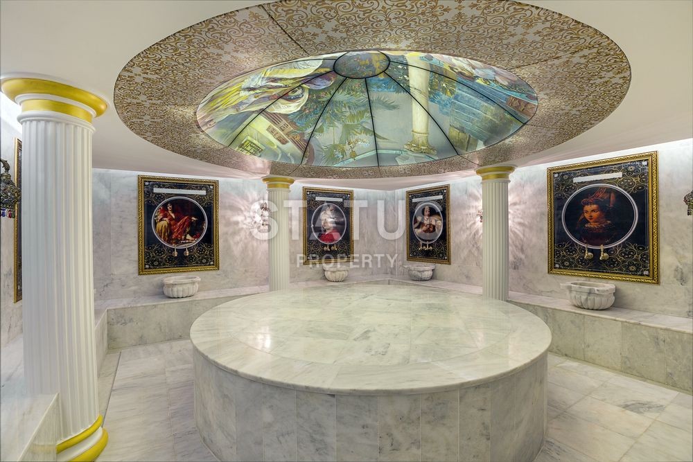 Апартаменты 2+1 с панорамным видом в элитном комплексе, 110 м2. Каргыджак, Алания. фото 44