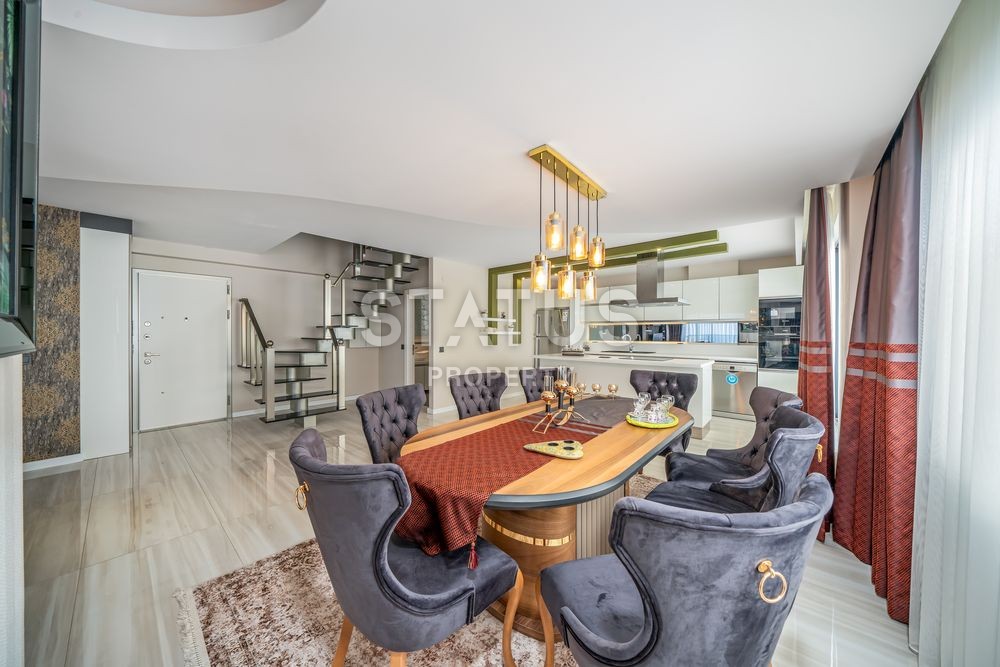 Duplex penthouse 3+1 in a luxury complex, 210 m2. Kargicak, Alanya. фото 10