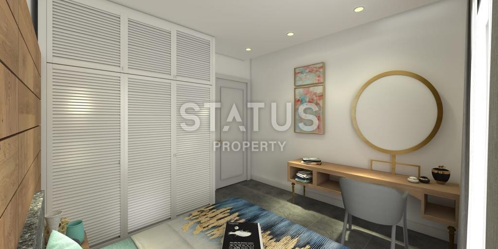 Двухуровневая квартира 2+1 ремонтом на этапе строительства в Махмутларе, 110 м2. фото 5