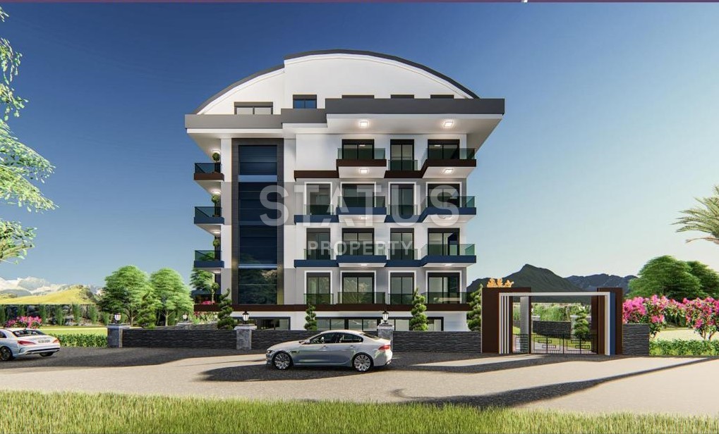 Двухуровневая квартира 2+1 ремонтом на этапе строительства в Махмутларе, 110 м2. фото 13