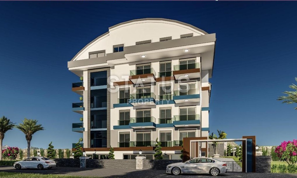 Двухуровневая квартира 2+1 ремонтом на этапе строительства в Махмутларе, 110 м2. фото 14