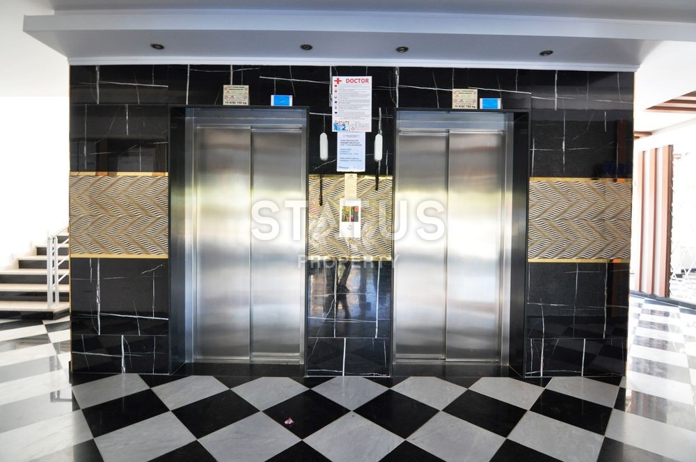 Апартаменты 1+1 с прекрасным видом на исторический город Наула и море, 75 м2. Махмутлар , Алания. фото 13