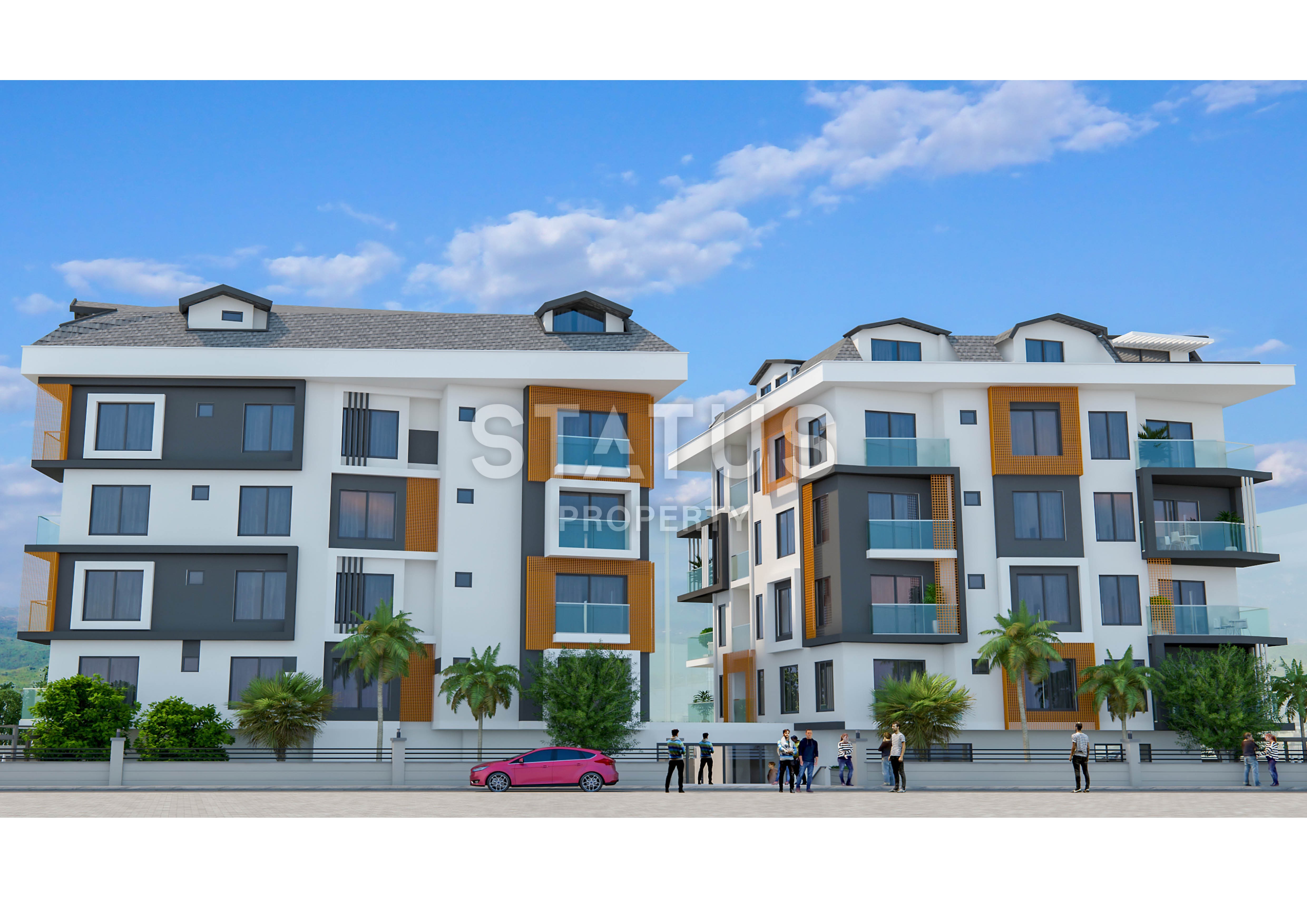 Инвестиционный проект на стадии строительства в шаговой доступности от пляжа Клеопатра фото 6